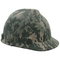 MSA 10071157, American Freedom Series V-Gard Slotted Protective Hat,  American Stars & Stripes: The Safety Equipment Store