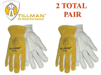 Tillman 1414 Drivers Glove Grain/Split Leather Cowhide, Sizes M, L